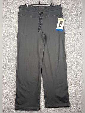 New Women’s Mondetta High-Rise Srtaight leg Pants, Black, Size Large
